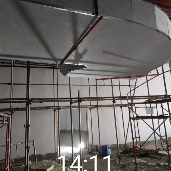 鐵皮風管巖棉硅酸鹽板復合風管 鐵皮風管巖棉硅酸鹽板復合風管